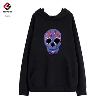 New Design Two Color French Terry Hoodie Promotional Celebrations Christmas 100% Cotton Custom Hoodies Embroidered
